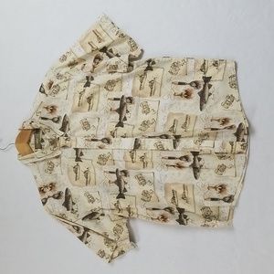 Natural Issue Hawaiian shirt men's size M